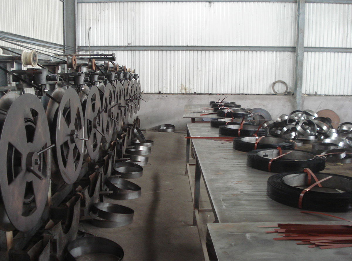 Paintbaked steel packing strips production line-1